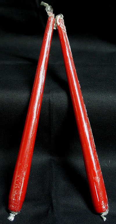 2 Pack-12 Inch Red Taper Candles