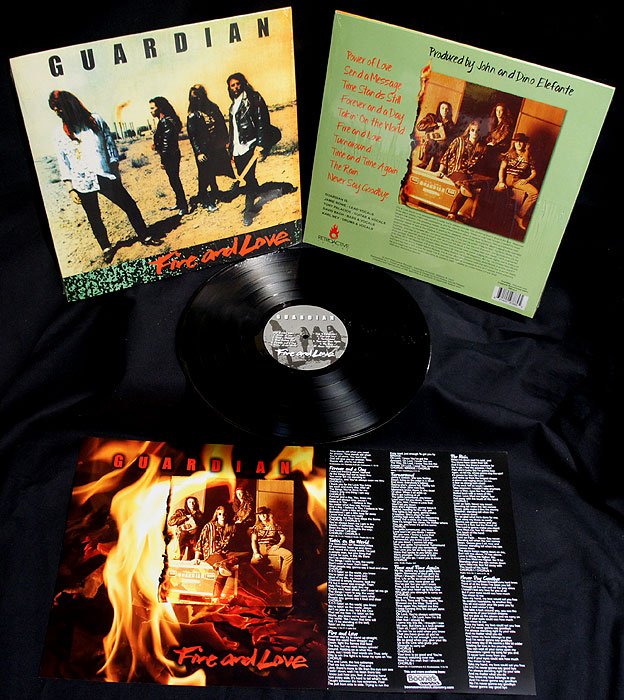 Guardian - Fire & Love [LP] BLACK