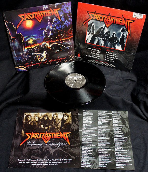 Sacrament - Testimony Of Apocalypse [LP] BLACK